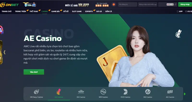  Đôi nét về Casino Onbet