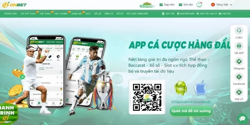 Tải app Onbet cho bạn tham gia cá cược mọi thời điểm